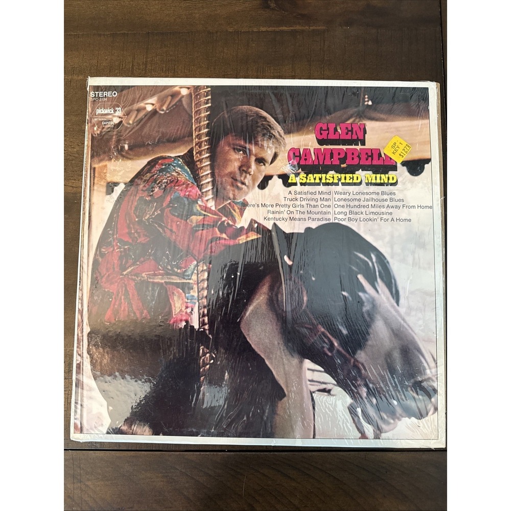 Glen Campbell A Satisfied Mind Vinyl‎ LP Record Pickwick SPC-3134 Stereo Country